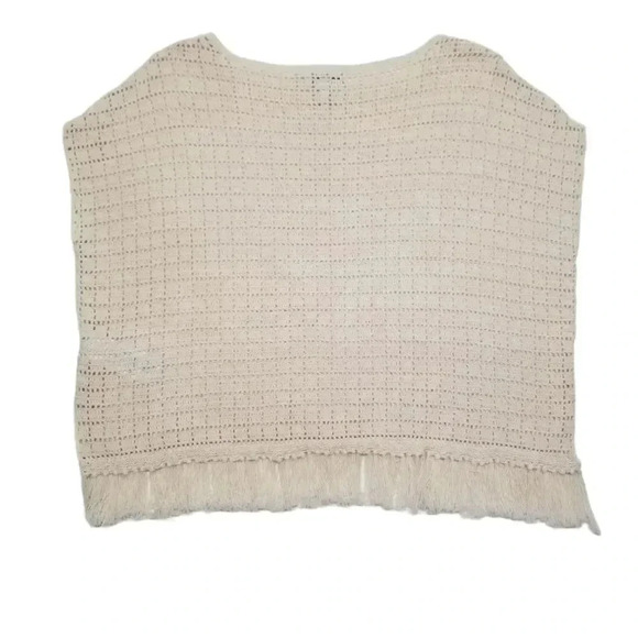 {Joíe} Coachella Amal Crochet Fringe Top in Cream in Size XXS - Picture 9 of 14